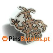 Pins impressos em muitos cores