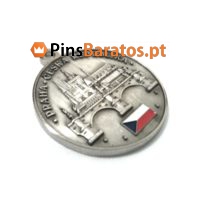 Medalhas personalizadas em prata antiga