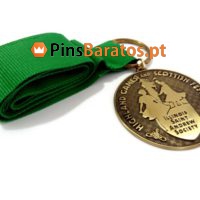Medalhas personalizadas em ouro antigo